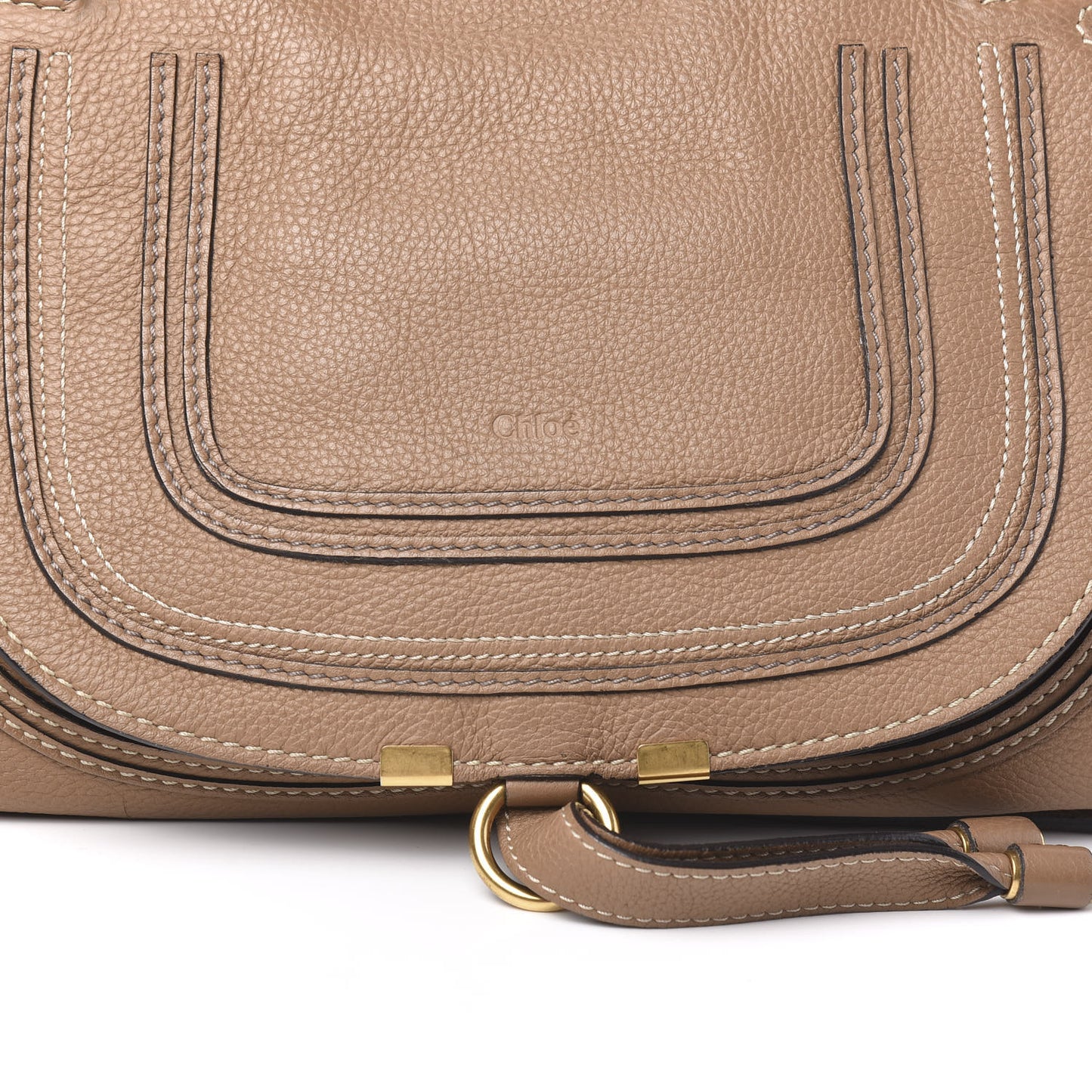 Calfskin Medium Marcie Satchel Nut