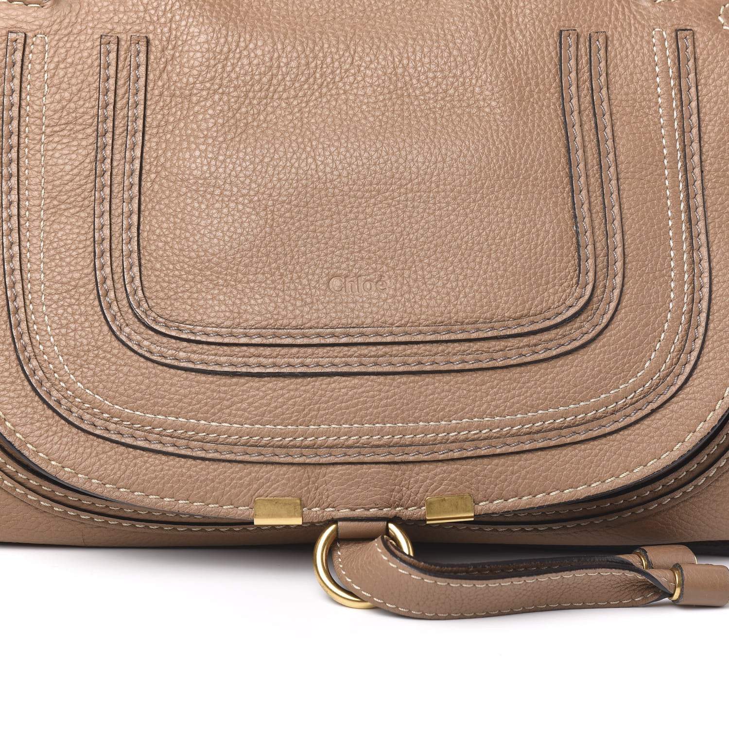 Chloe Calfskin Medium Marcie Satchel Nut 9 of 9