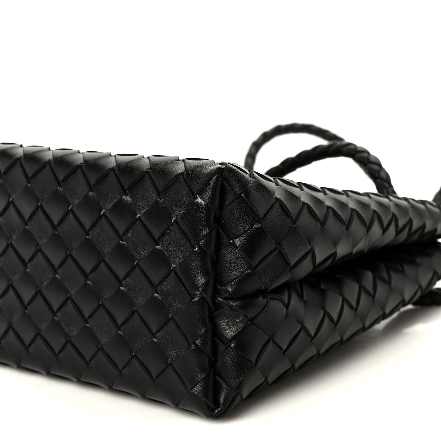 Bottega Veneta Nappa Intrecciato Medium Andiamo Shoulder Bag Black 10 of 10