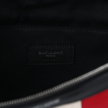 Saint Laurent Canvas Classic Belt Bag Red Blue White 6 of 9