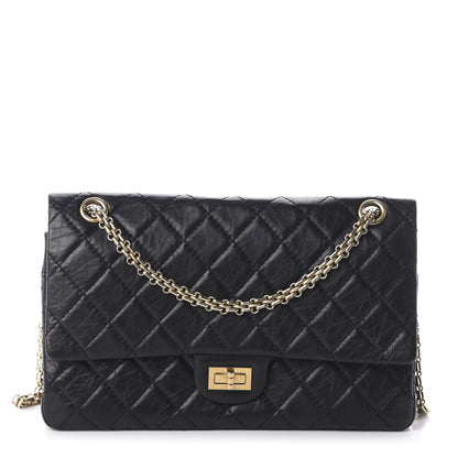Chanel Aged Calfskin Quilted 2.55 Reissue 226 Flap Black 1 of 12