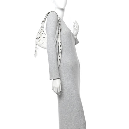 Balenciaga Agneau Arena Le Cagole Shoulder Bag XS Optic White 2 of 12