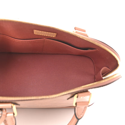 Louis Vuitton Vernis Alma PM Rose Velours 5 of 8