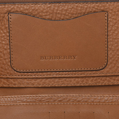 Burberry Calfskin Check Embossed Lexi Wallet Tan 6 of 8