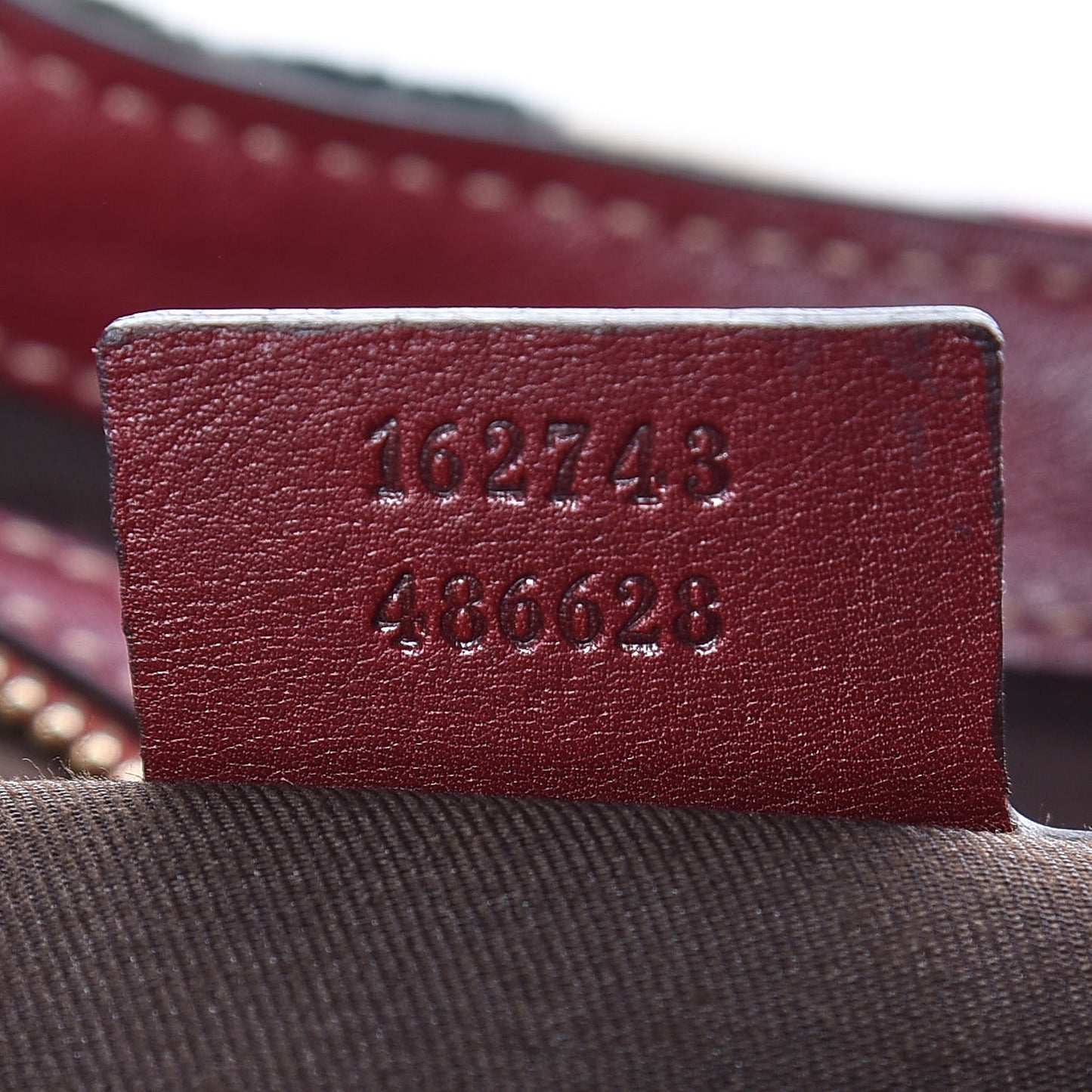 Velvet 85th Anniversary Horsebit Hobo Bordeaux Black