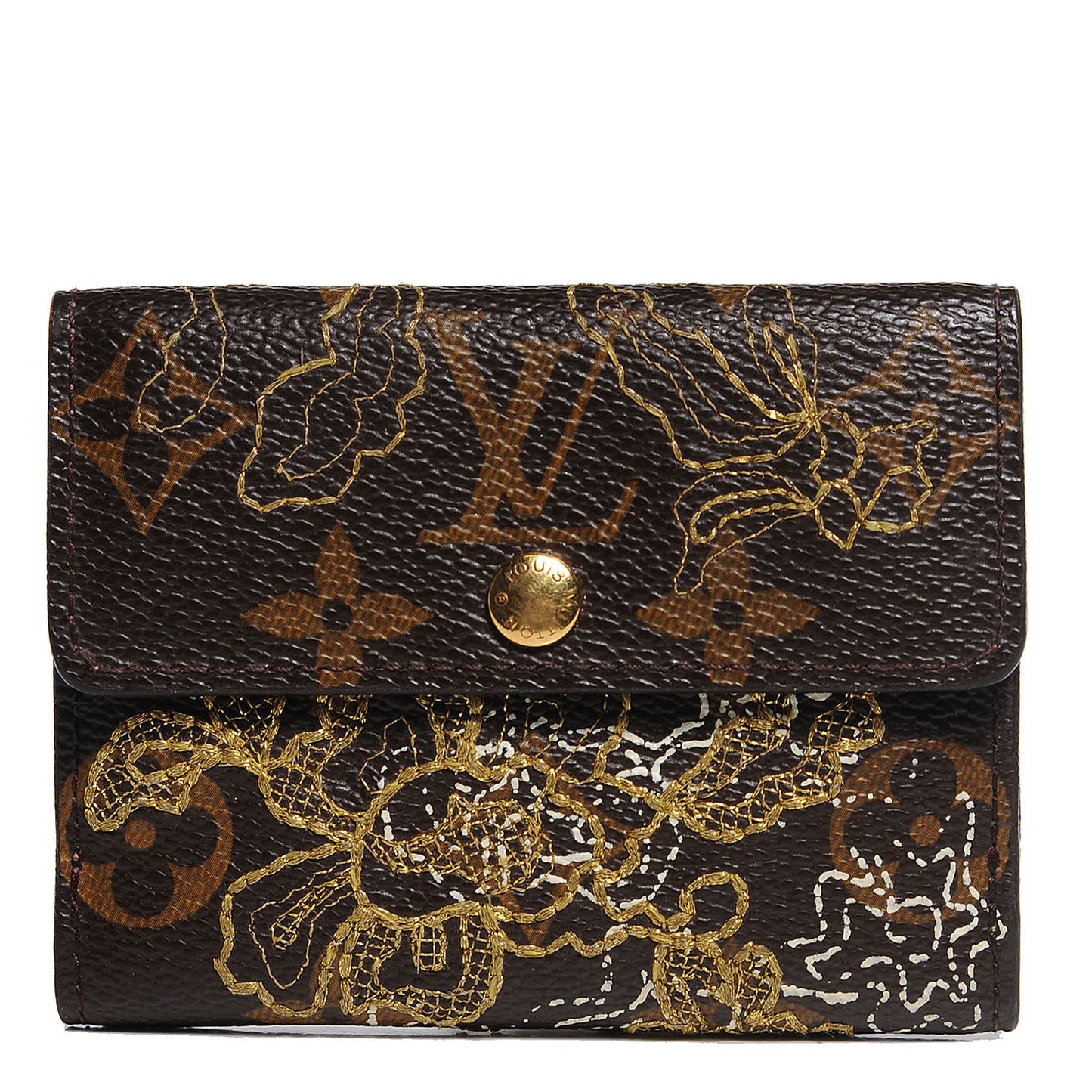 Monogram Dentelle Ludlow Wallet Gold