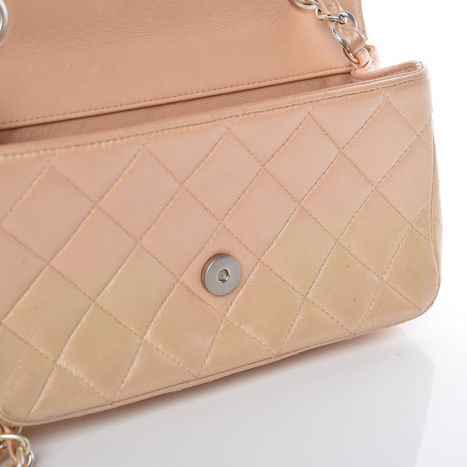 Chanel Lambskin Quilted Extra Mini Flap Light Beige 9 of 27