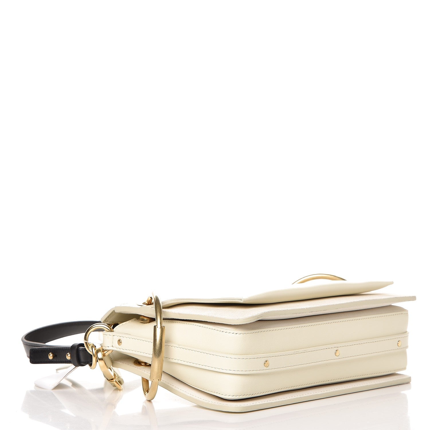 Chloe Calfskin Medium Roy Bag Natural White 6 of 11