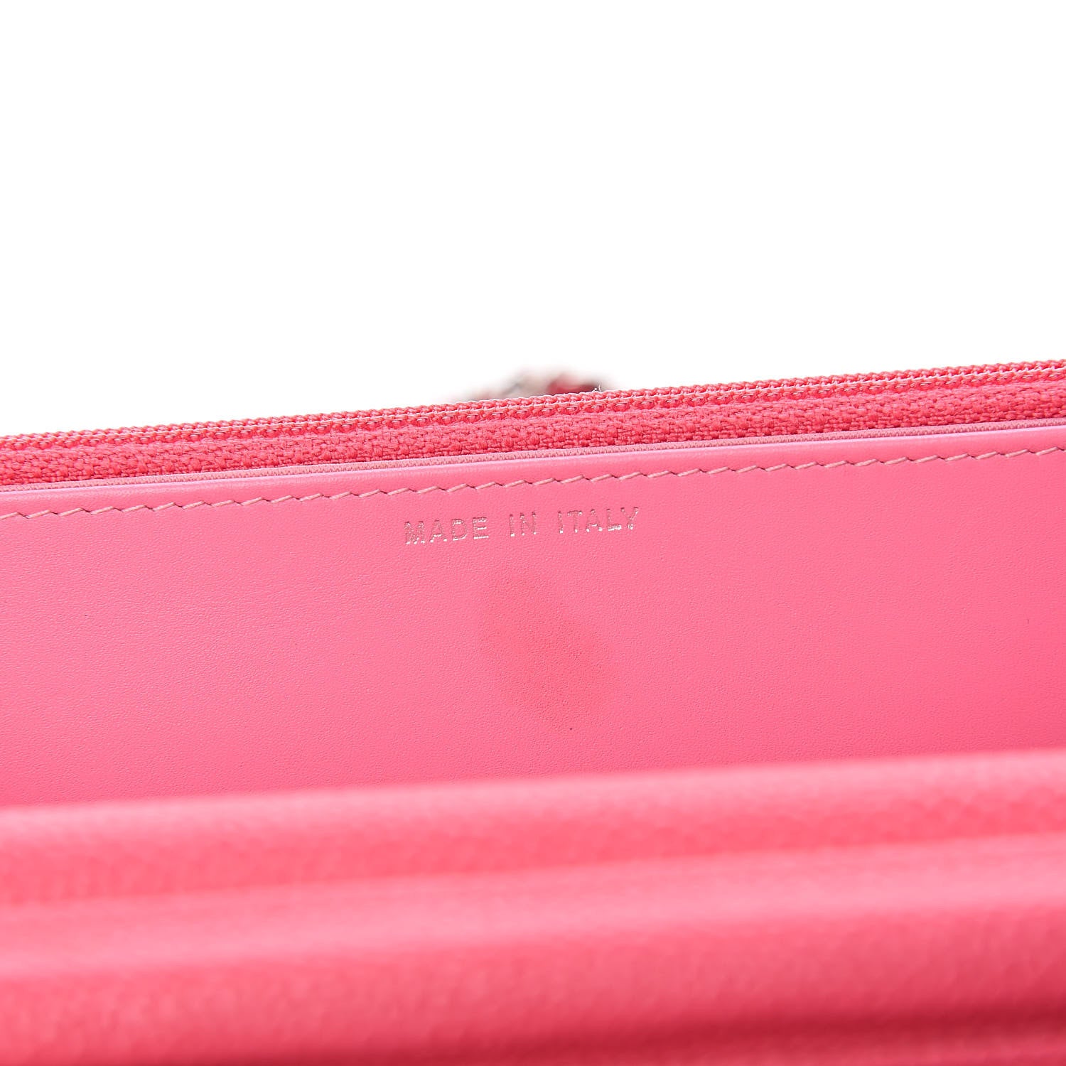 Chanel Caviar Wallet On Chain WOC Pink 7 of 12