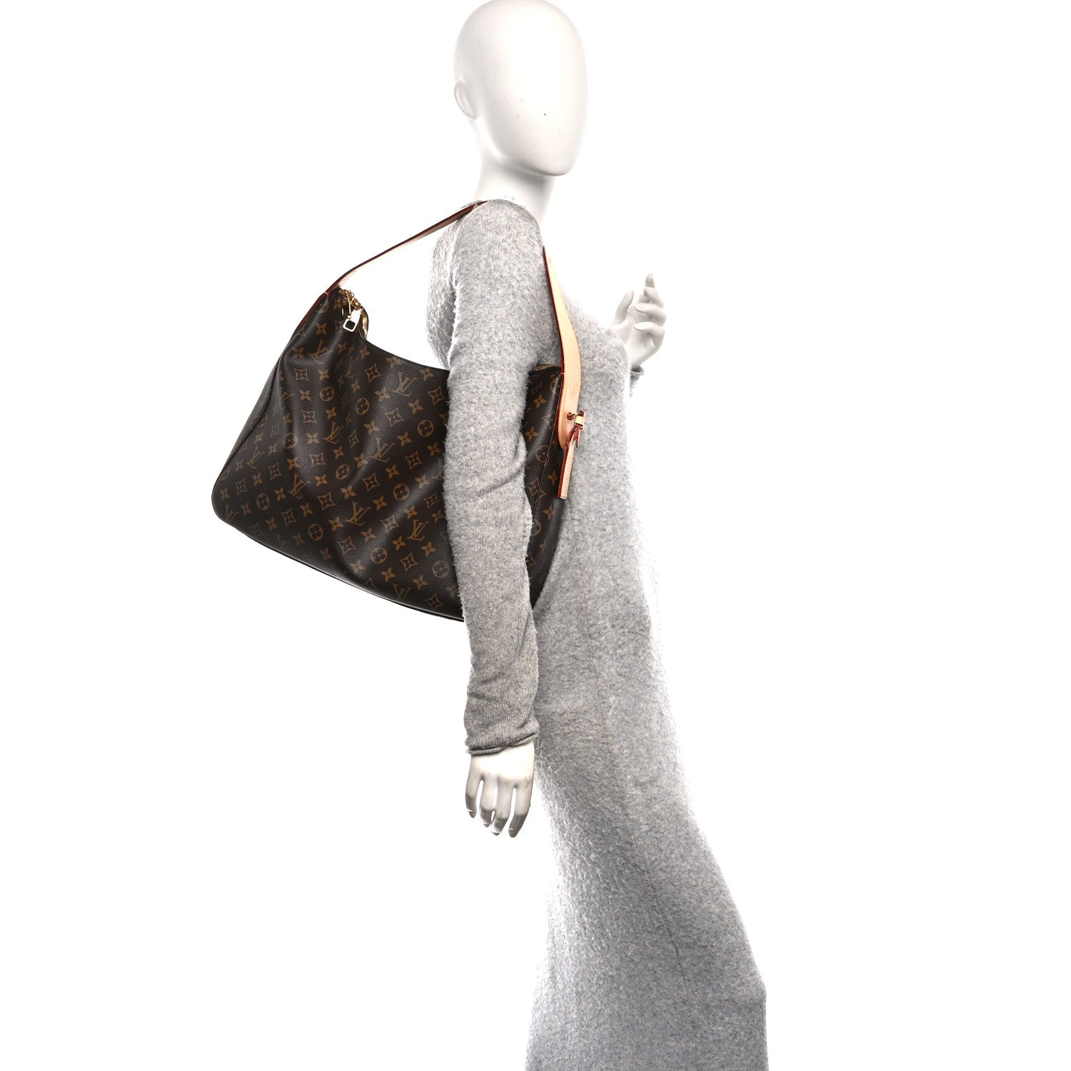 Louis Vuitton Monogram Slouchy MM 2 of 12