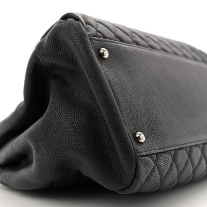 Chanel Caviar Quilted Large Just Mademoiselle Black 10 of 14