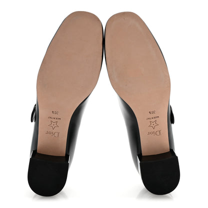 Christian Dior Brushed Calfskin Uniform 30mm Pumps 36.5 Black 6 of 10