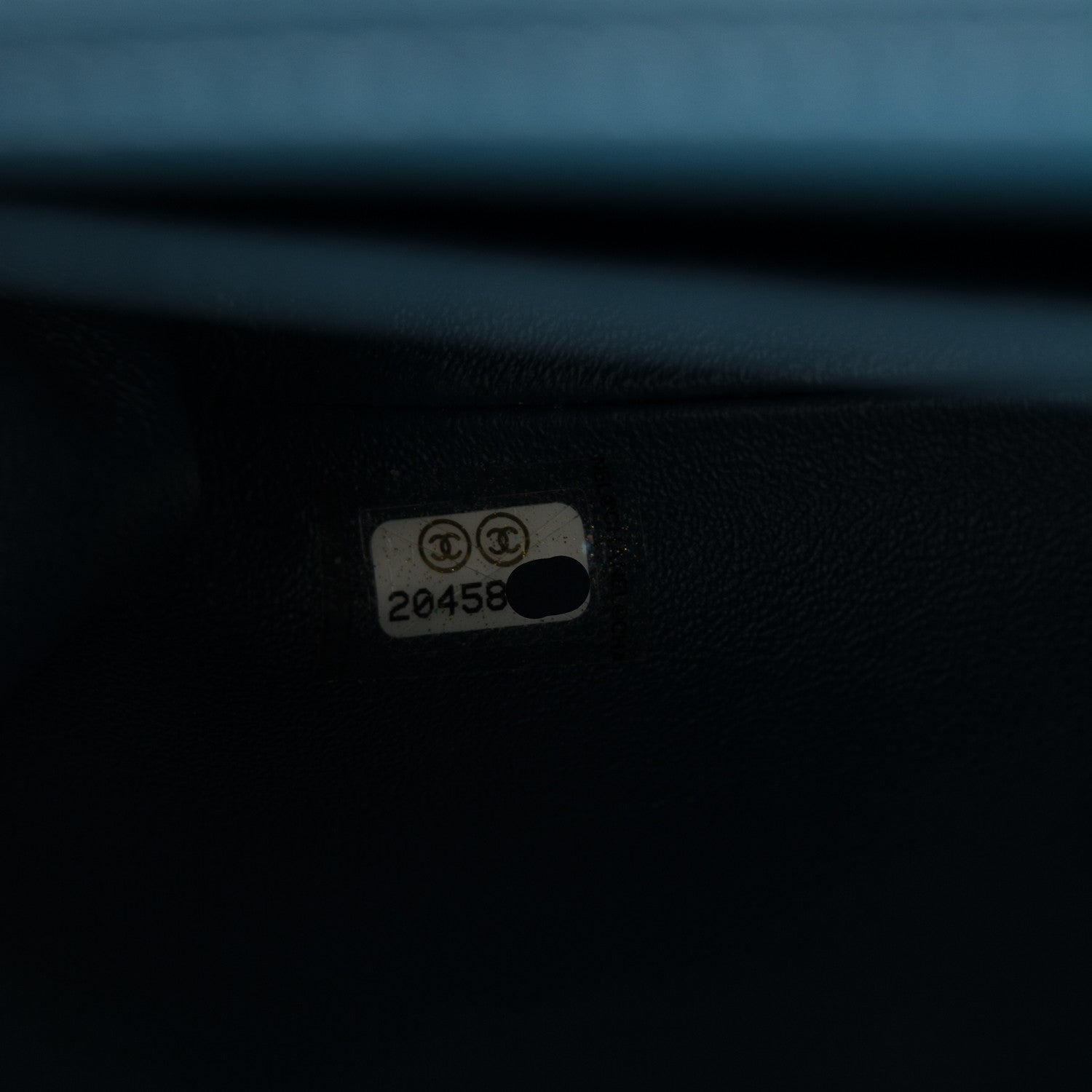 Chanel Caviar Quilted Clutch With Chain Flap Blue 8 of 8