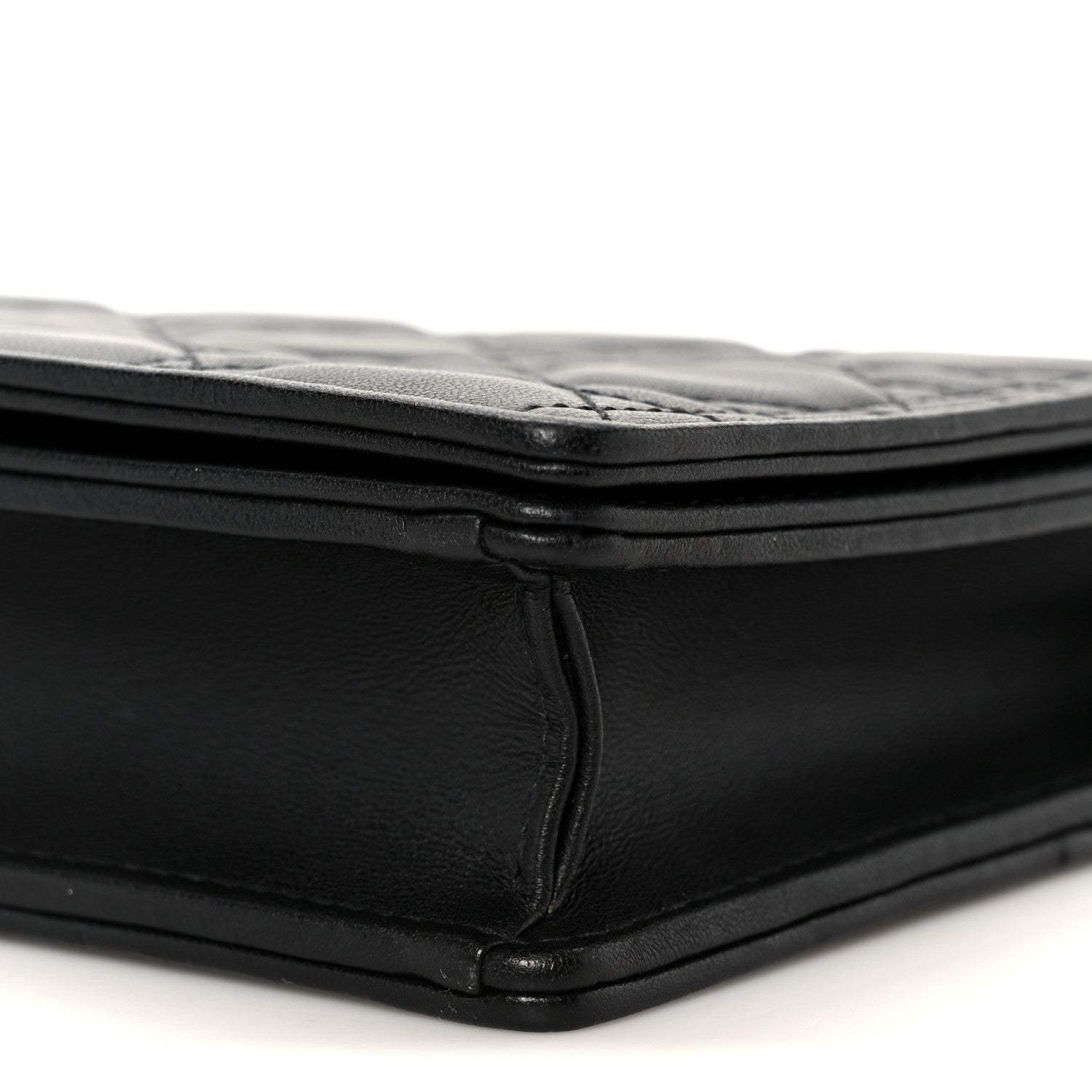 Christian Dior Lambskin Cannage Lady Dior Pouch Black 16 of 16