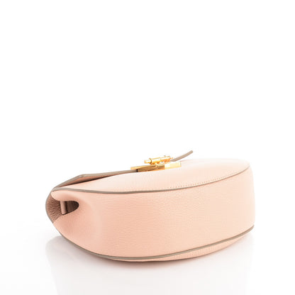 Chloe Grained Lambskin Drew Shoulder Bag Cement Pink 4 of 8