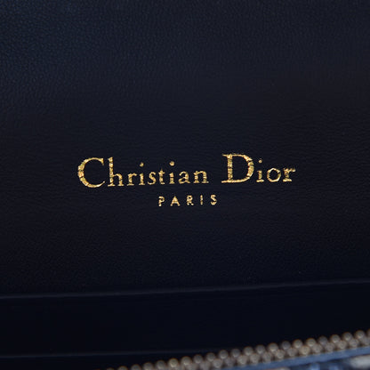Christian Dior Oblique Saddle Belt Bag Blue 8 of 10