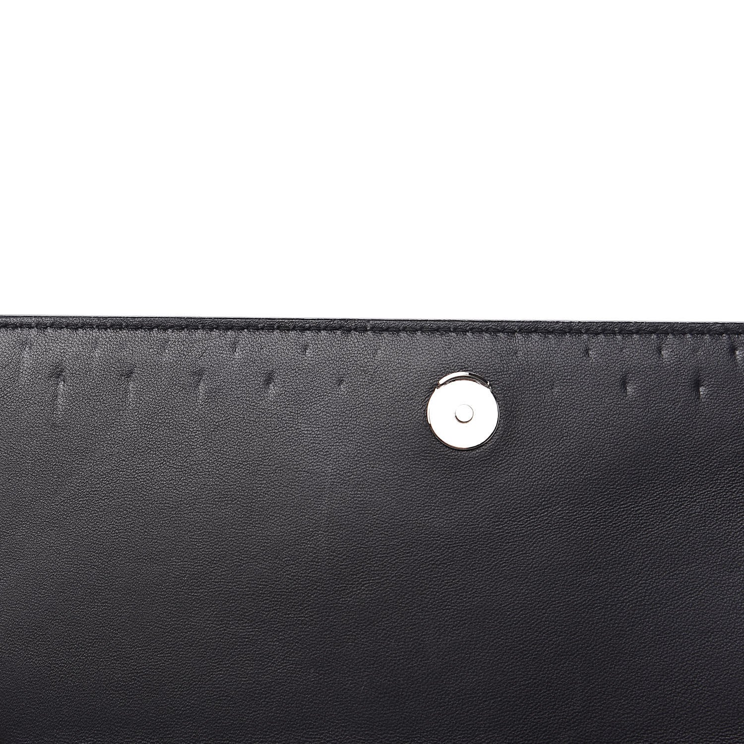 Alexander McQueen Calfskin Studded Insignia Pouch Black 11 of 13