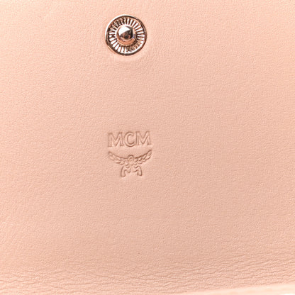MCM Visetos Continental Flap Wallet Champagne Gold 6 of 7