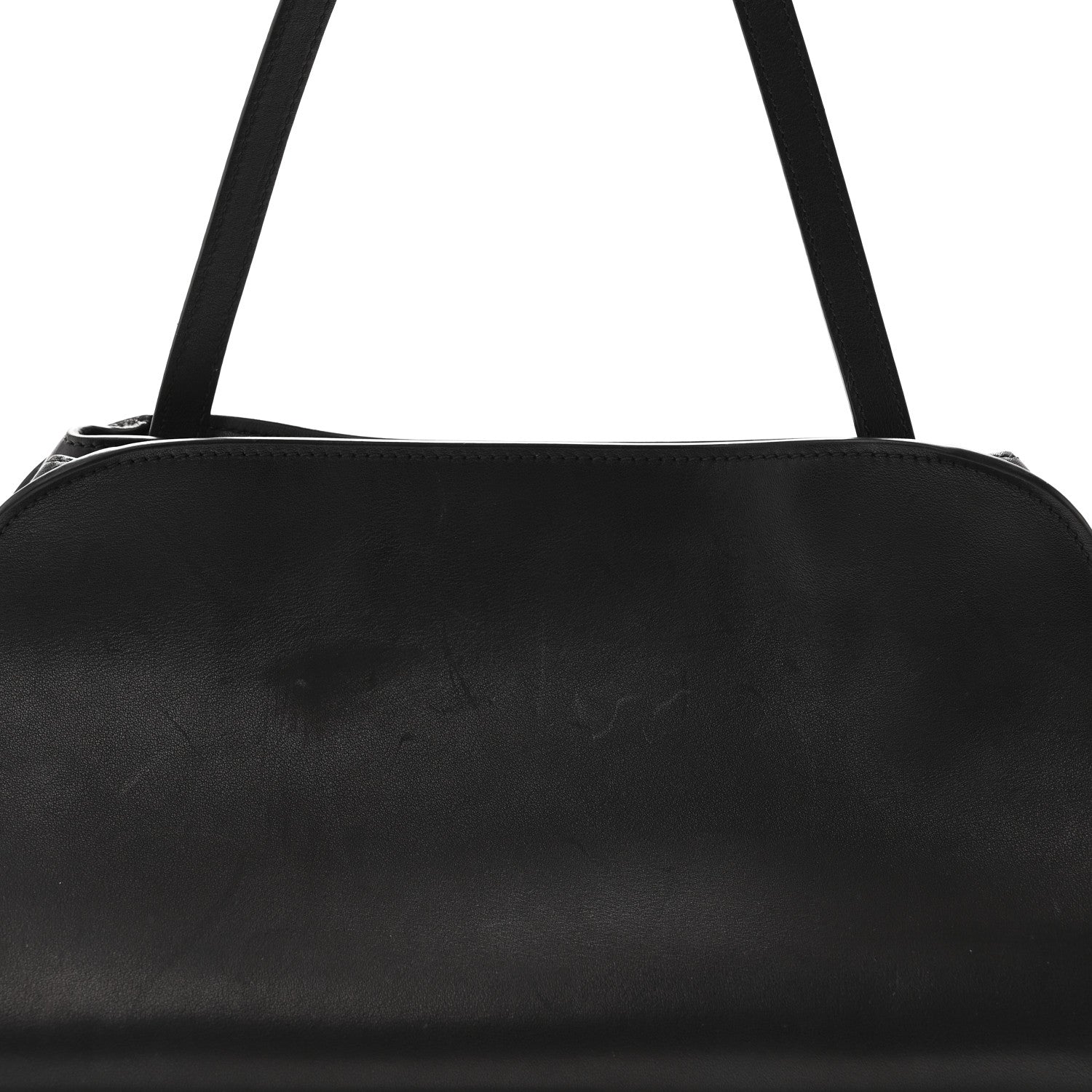 The Row Smooth Calfskin Peggy Bag Black 7 of 9