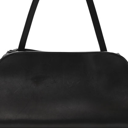 The Row Smooth Calfskin Peggy Bag Black 7 of 9