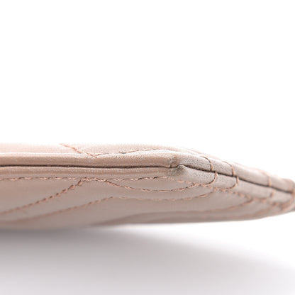 Gucci Calfskin Matelasse GG Marmont Card Holder Porcelain Rose 7 of 7