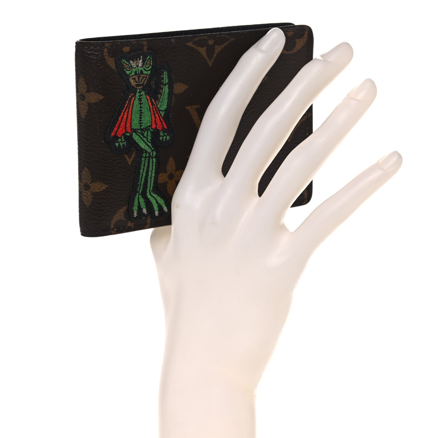 Monogram Embroidered Cartoon LV Friends Slender Wallet