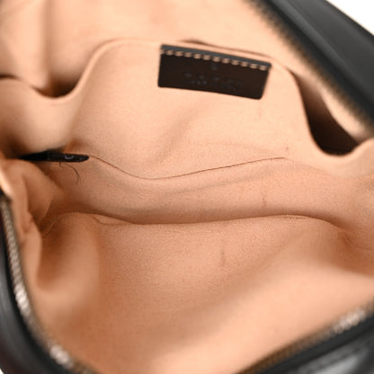 Gucci Calfskin Matelasse GG Marmont Belt Bag 85 34 Black 5 of 12