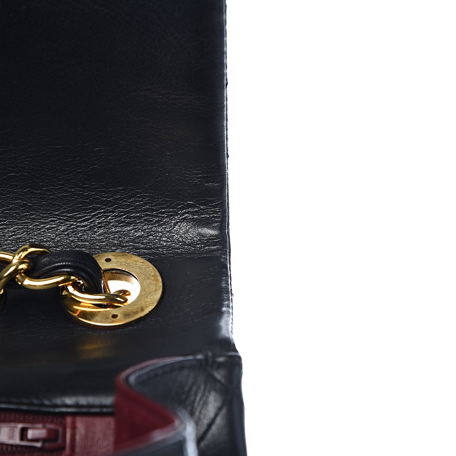 Chanel Lambskin Quilted XL Jumbo Single Flap Black 10 of 13