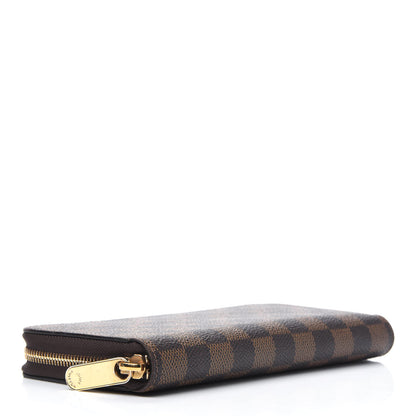 Louis Vuitton Damier Ebene Zippy Wallet Rose Ballerine 4 of 19