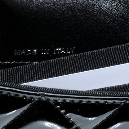 Chanel Patent Quilted Travel Wallet Black 8 of 11