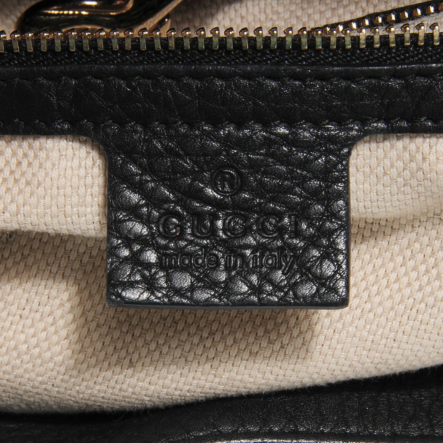 Pebbled Calfskin Medium Soho Chain Shoulder Bag Black