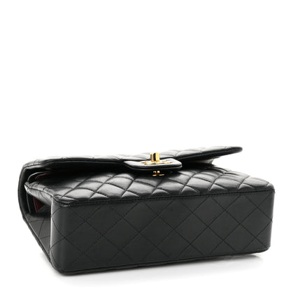 Chanel Lambskin Quilted Small Double Flap Black 4 of 10