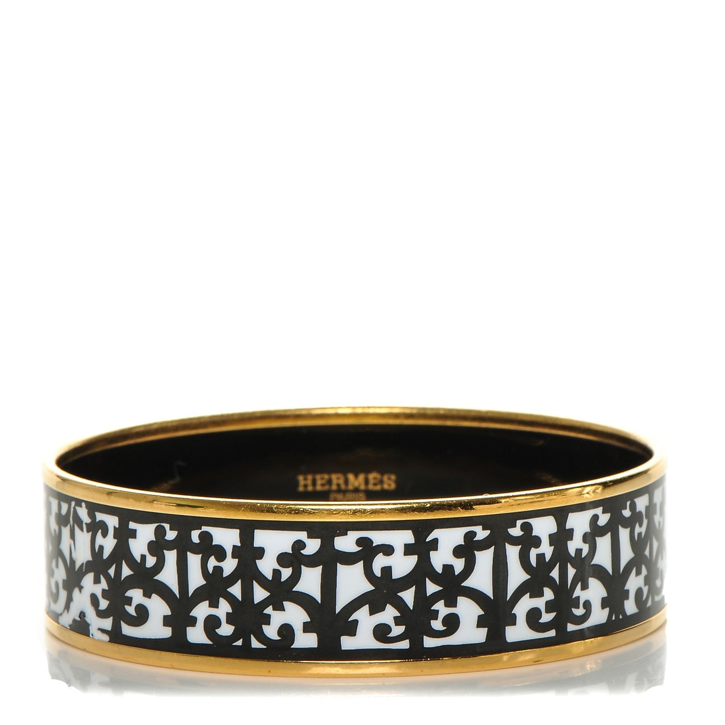Enamel Printed Wide Balcons du Guadalquivir Bracelet 65 Black