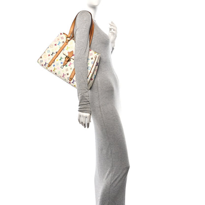 Louis Vuitton Monogram Multicolor Aurelia MM White 2 of 9