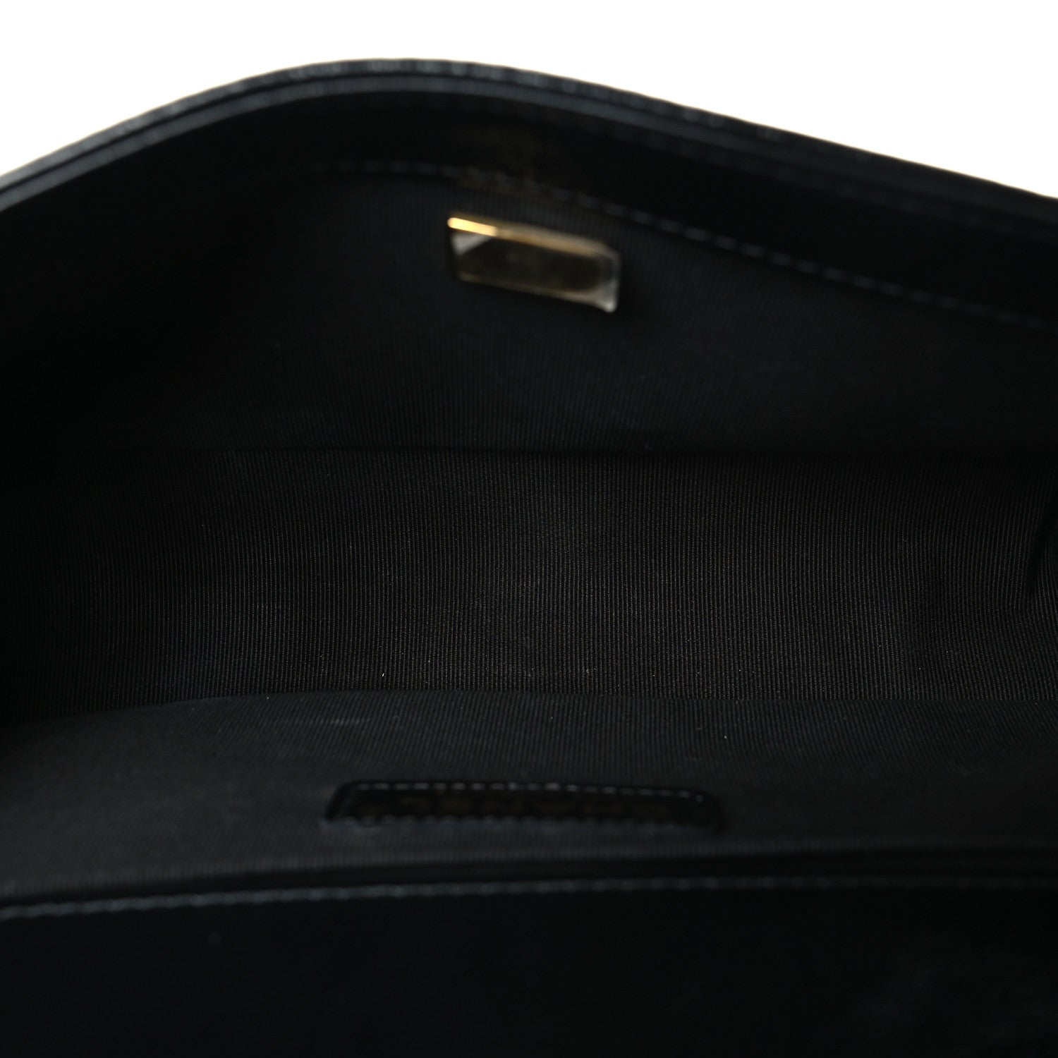 Chanel Metallic Glazed Calfskin Medium Boy Flap Black Gold 5 of 10