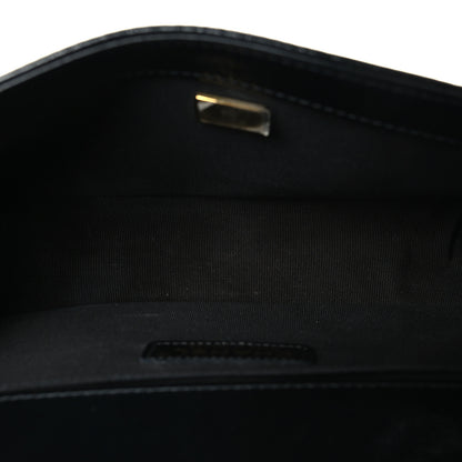 Chanel Metallic Glazed Calfskin Medium Boy Flap Black Gold 5 of 10