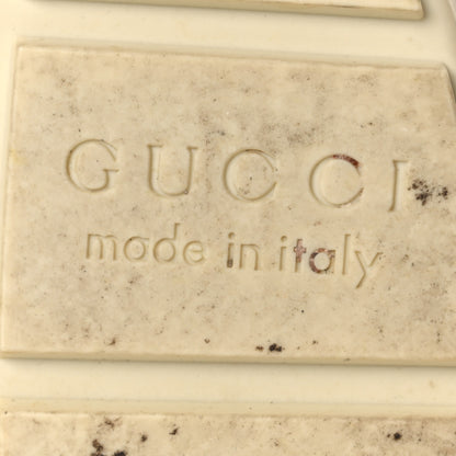 Gucci Calfskin Logo Womens Rhyton Sneakers 41 Ivory 8 of 14