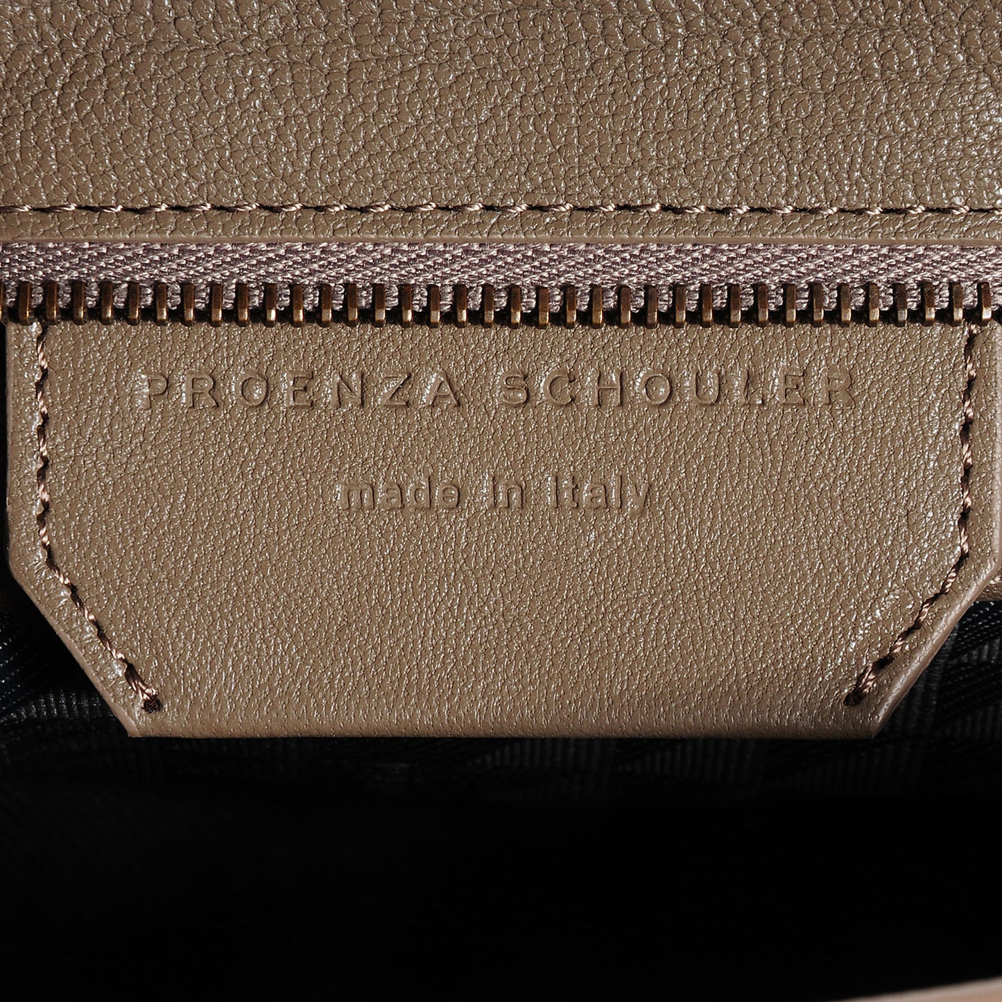 Lambskin PS1 Tiny Satchel Smoke