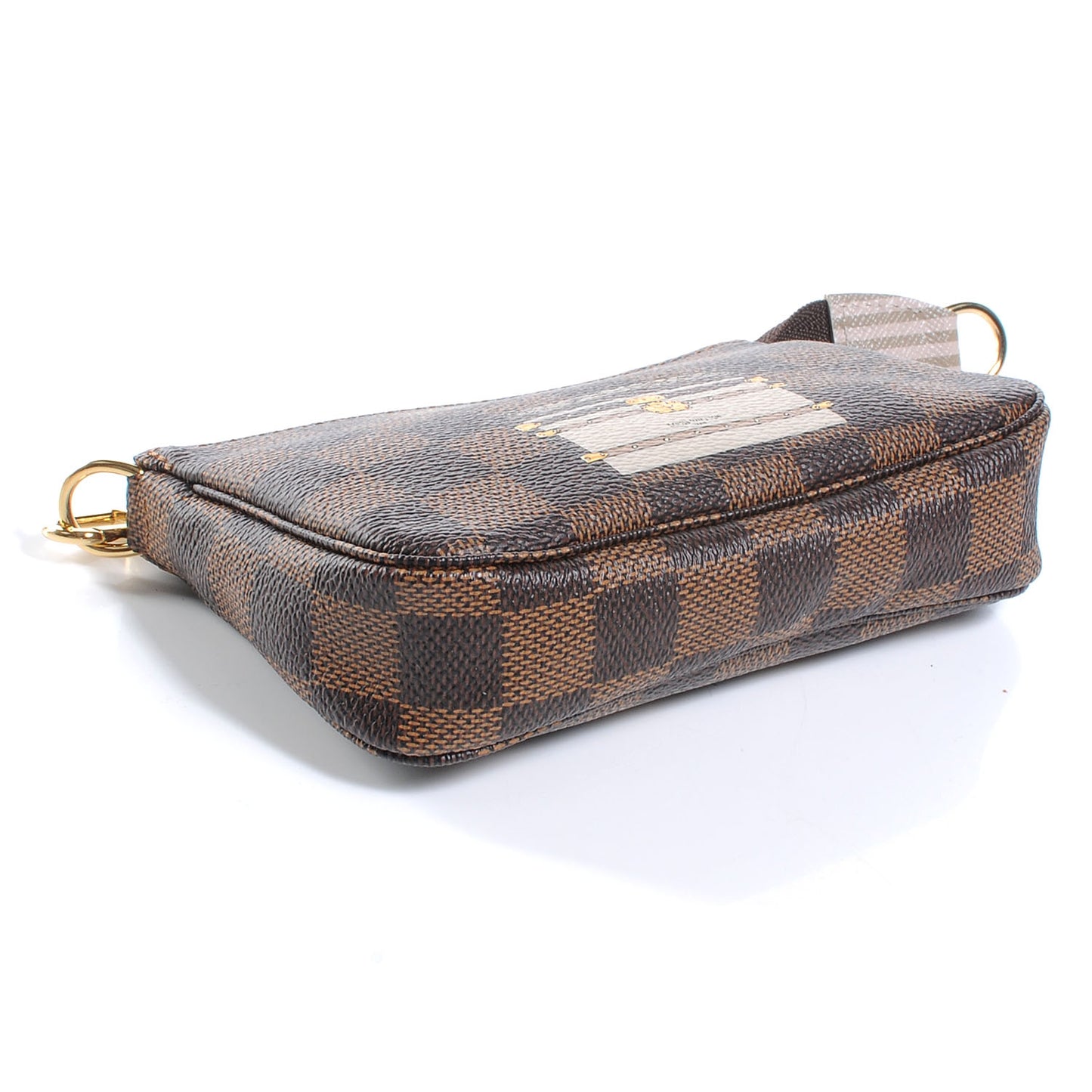 Damier Ebene Trunks and Locks Mini Pochette Accessories