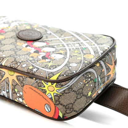 Gucci X DISNEY GG Supreme Monogram Donald Duck Small Interlocking G Belt Bag 85 34 Beige Multicolor New Acero 10 of 10