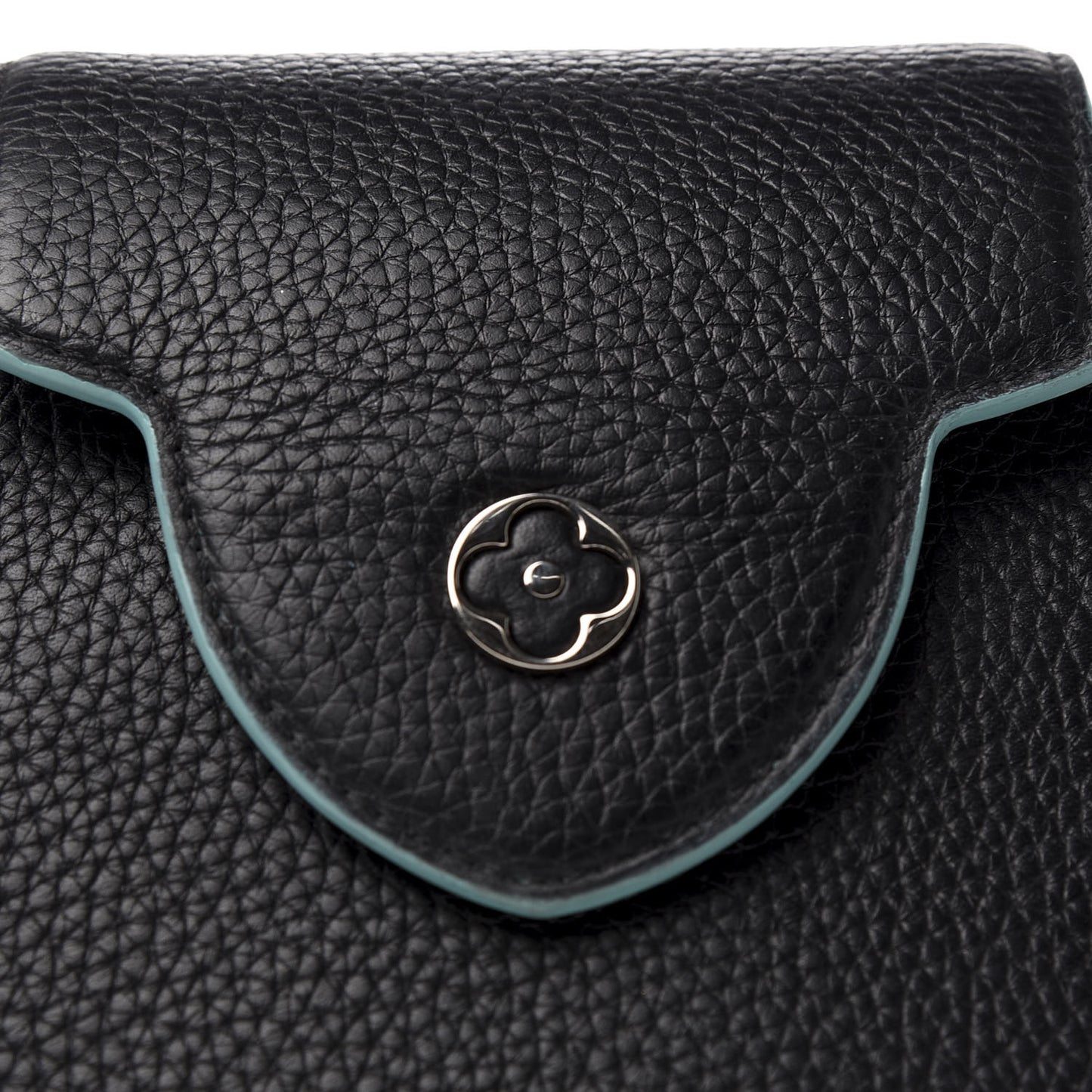 Taurillon Capucines BB Black Turquoise
