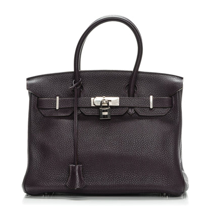 Hermes Togo Birkin 30 Raisin 1 of 25