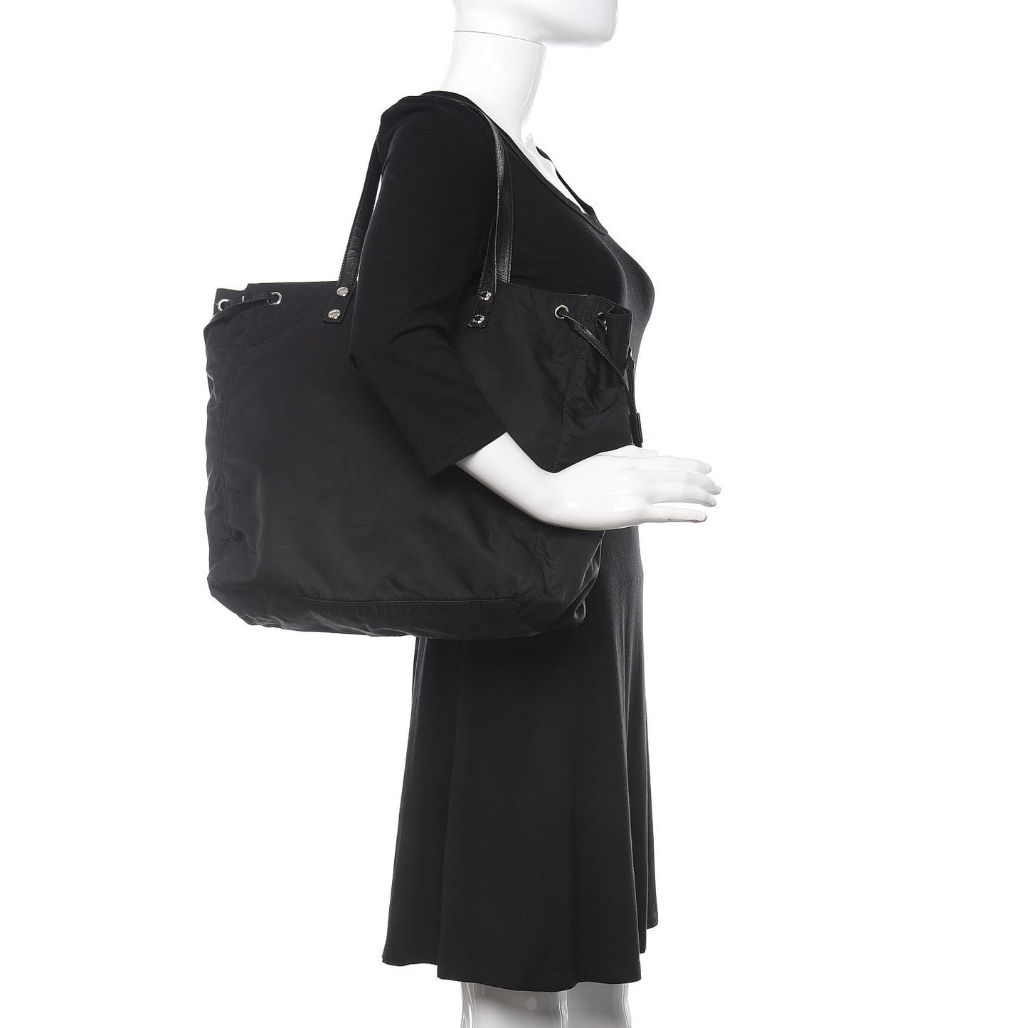 Tessuto Nylon Tote Black