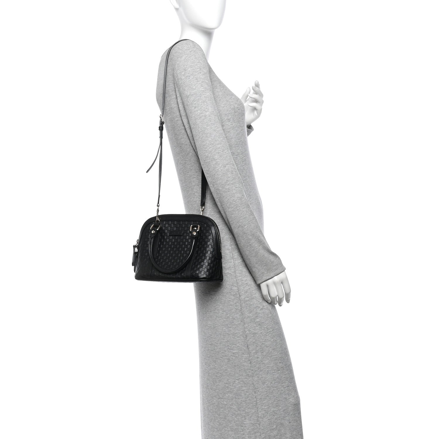Gucci Microguccissima Mini Dome Bag Black 2 of 11