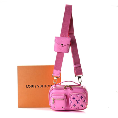 Louis Vuitton Calfskin Embossed Monogram Vuittamins Utility Crossbody Rose Violet 11 of 11