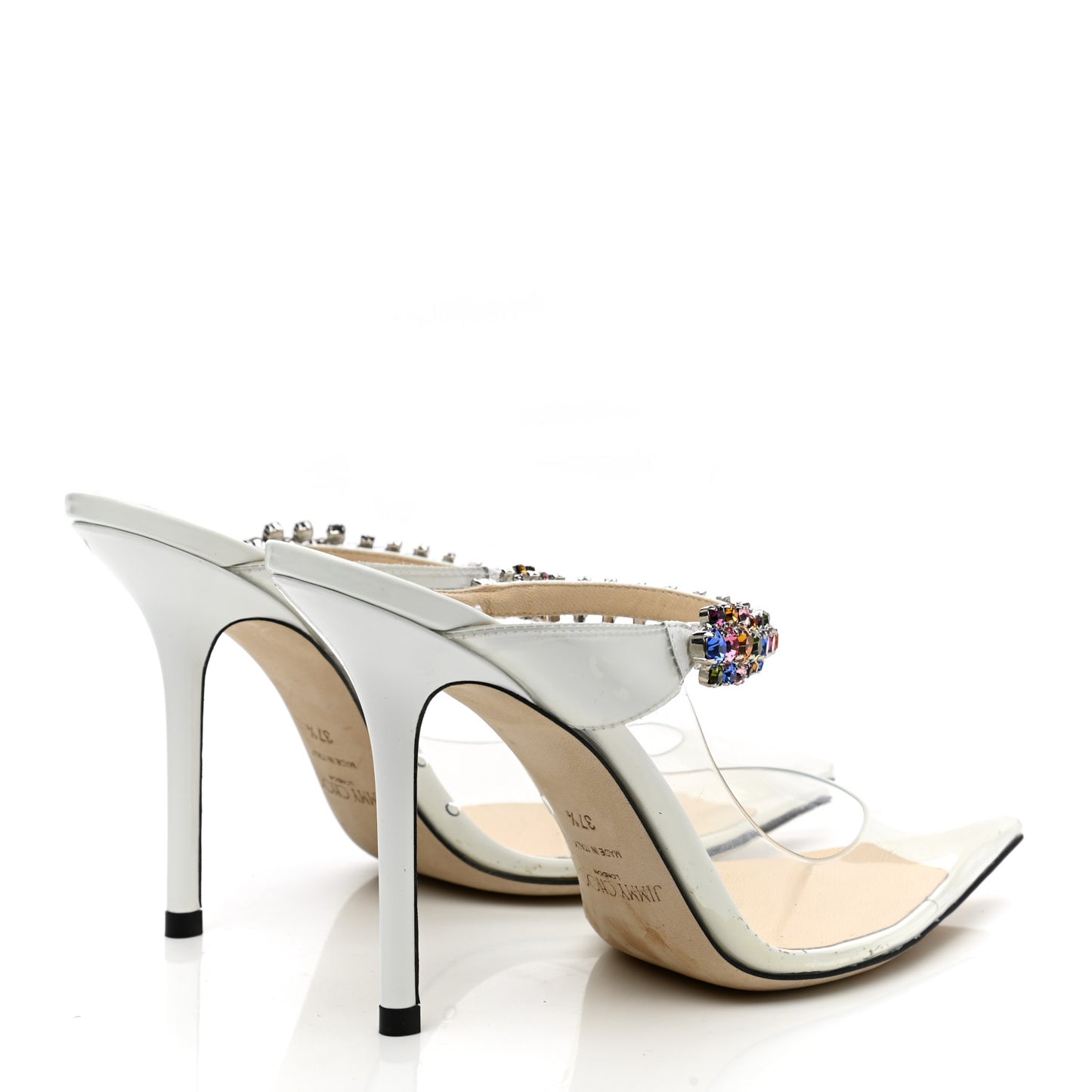 Patent Crystal Bing 100 Pumps 37.5 White Transparent