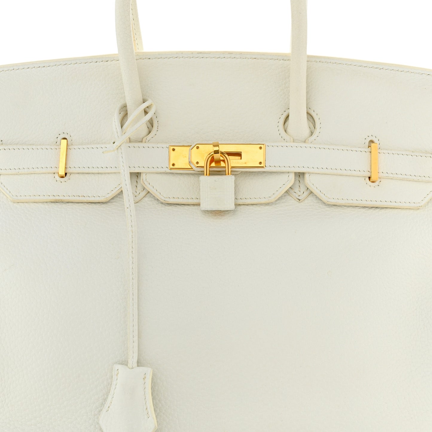 Taurillon Clemence Birkin 35 White