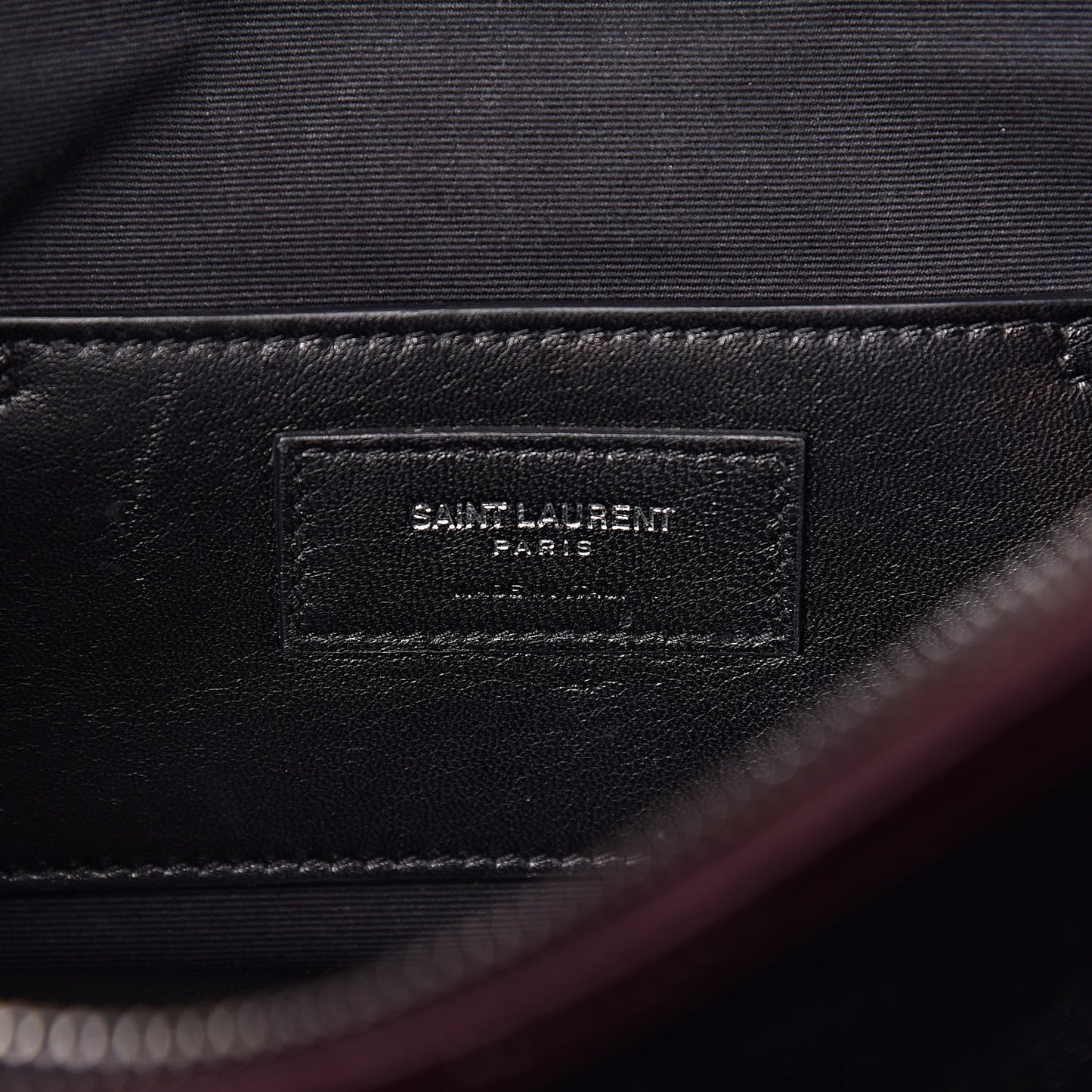 Calfskin Mixed Matelasse Triquilt Large Monogram Envelope Satchel Bordeaux