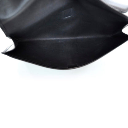 Hermes Box Leather Jige Clutch Black 7 of 9