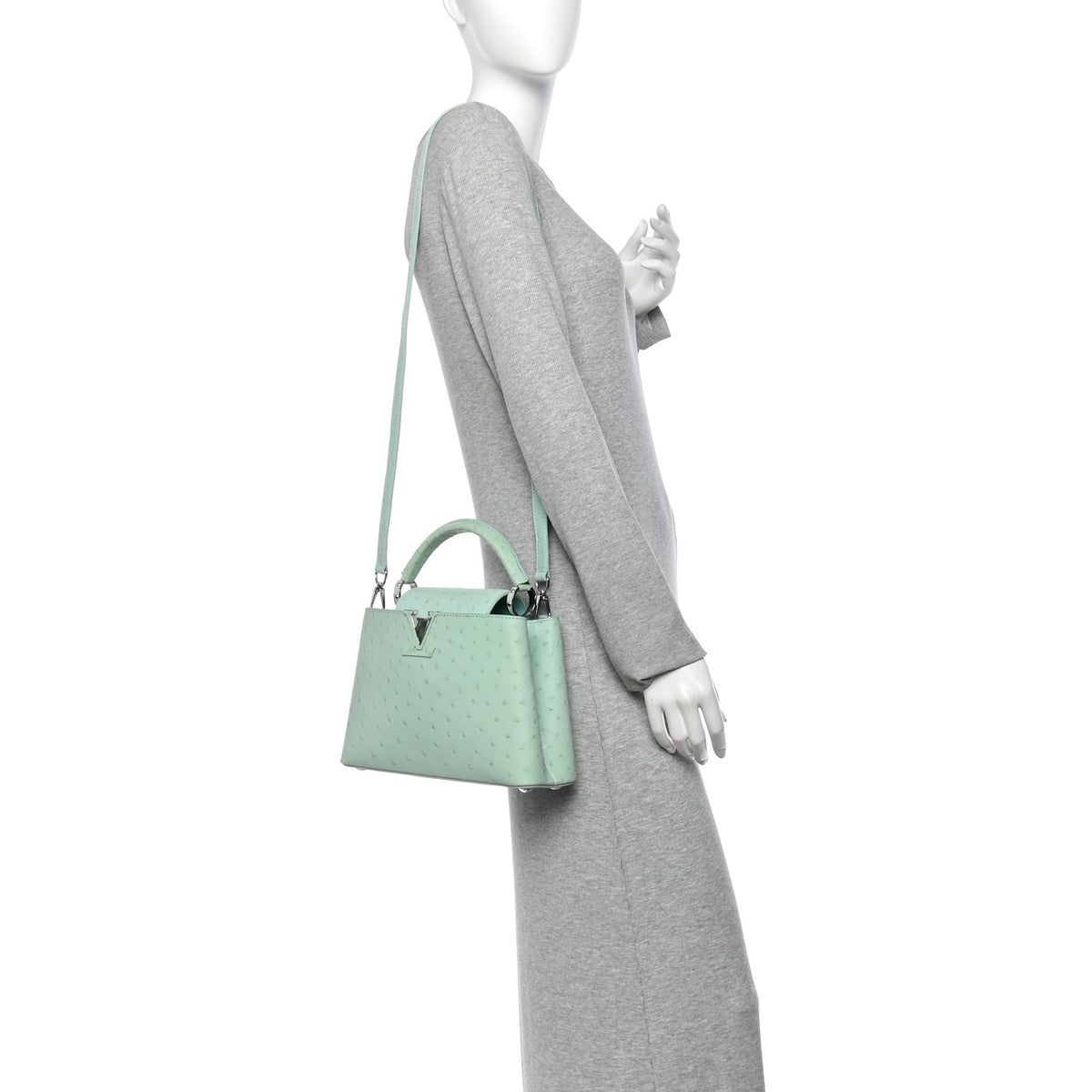 Ostrich Capucines BB Vert Celadon